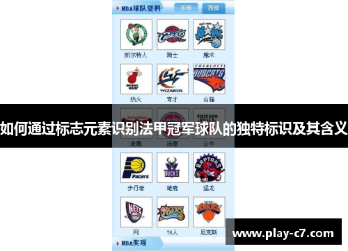 如何通过标志元素识别法甲冠军球队的独特标识及其含义