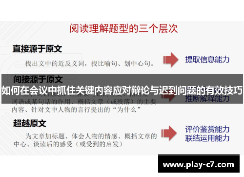 如何在会议中抓住关键内容应对辩论与迟到问题的有效技巧